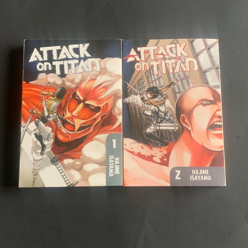 Attack on Titan Manga Volumes 1 & 2